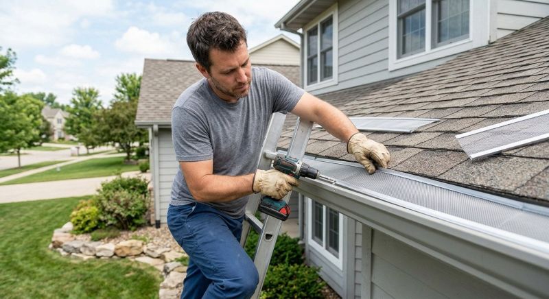Gutter Filter Installation in Everett, WA