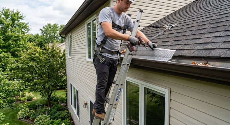 Gutter Filter Installation in Arvada, CO
