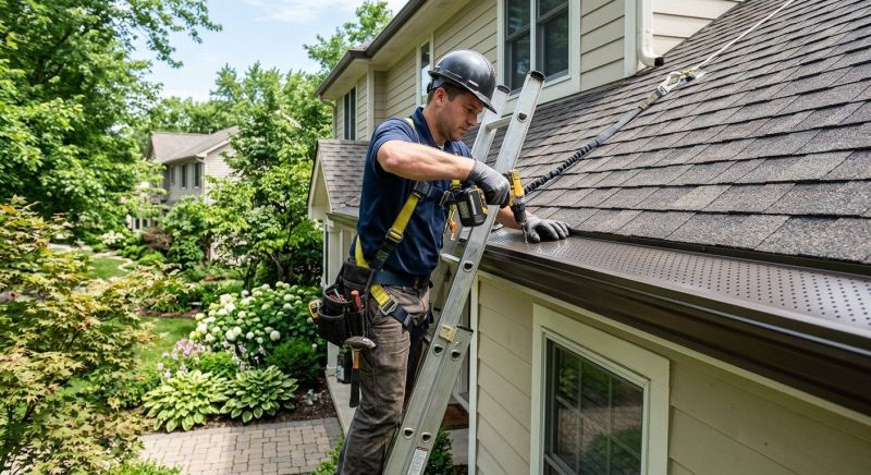 Leaf Barrier Installation in Everett, WA